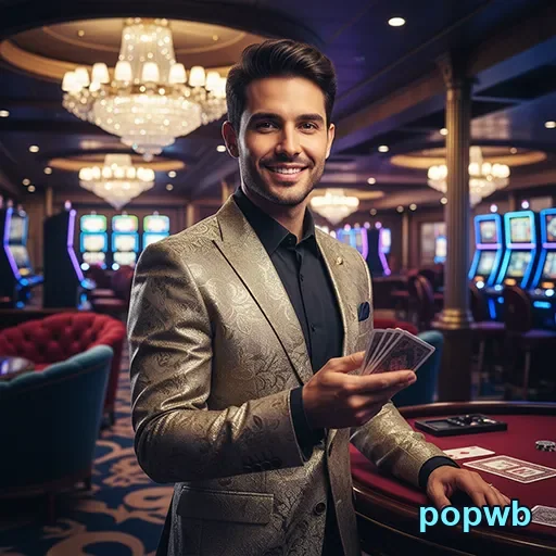 Ilustração de Explore a Diversão em Jogos de Cassino com popwb